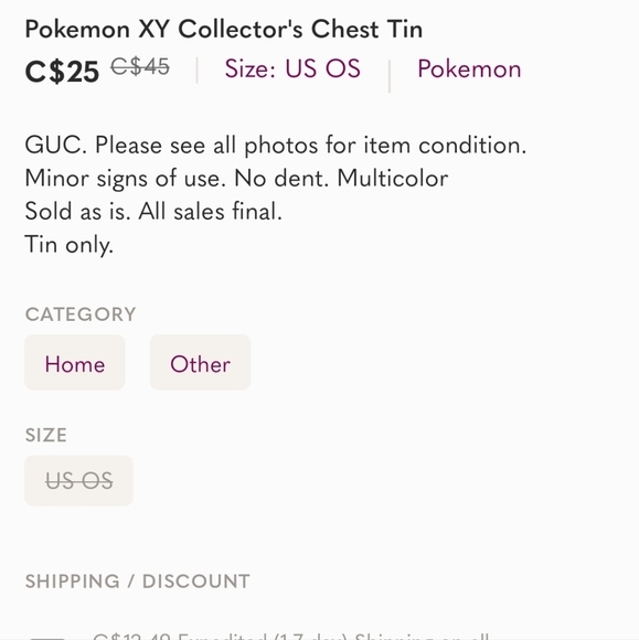 Pokémon XY Collectors Chest - Picture 8 of 8
